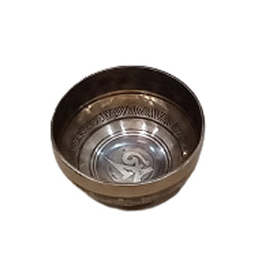 Carved Tibetan Singing Bowl