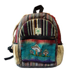 Large Hemp Mushroom Design Backpack