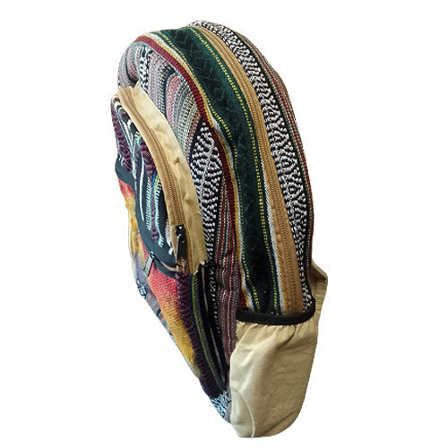 Large Hippy Hemp Mushroom Backpack