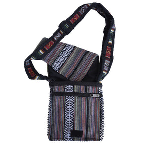 Striped Hippy Passport Bag