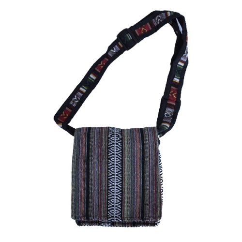 Striped Hippy Passport Bag