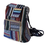 Woven Cotton Hippie Backpack