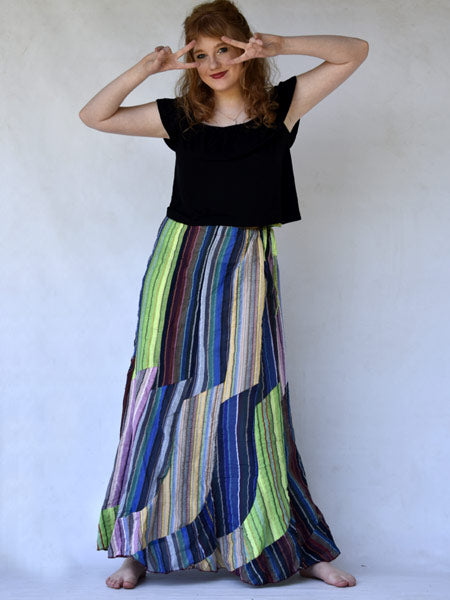 Striped Maxi Skirt - All sizes