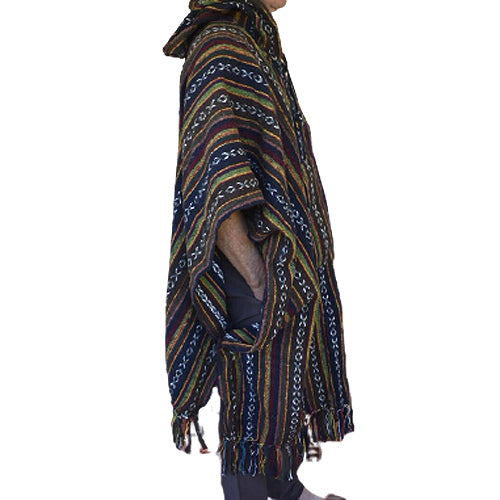 Mens Hippie Poncho