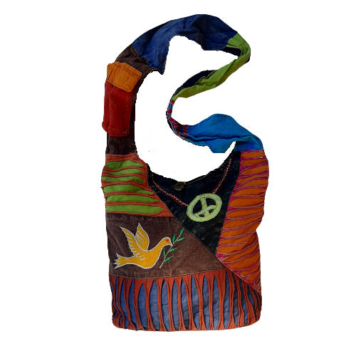 Hippie Peace Dove Sling Bag