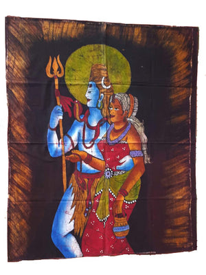 Shiva & Parvati Wall Hanging